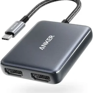 Adapter USB C ke Dual HDMI Converter