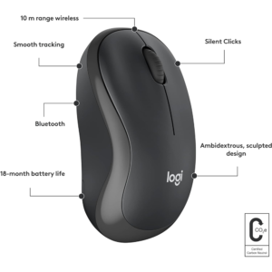 Mouse Wireless Silent Click Ergonomis