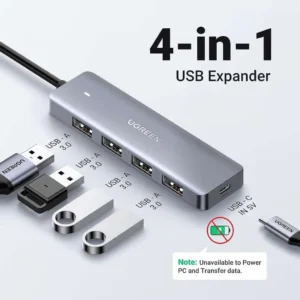 USB Hub 4 Port USB 3.0 dengan Switch On/Off